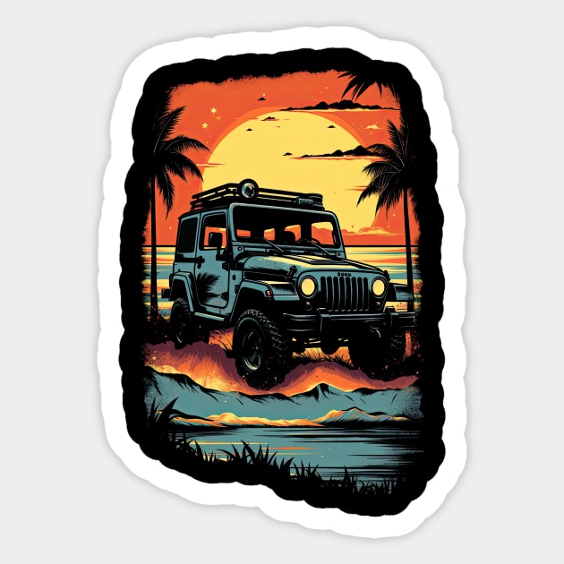 Jeep Beach Life Sticker by sadronmeldir